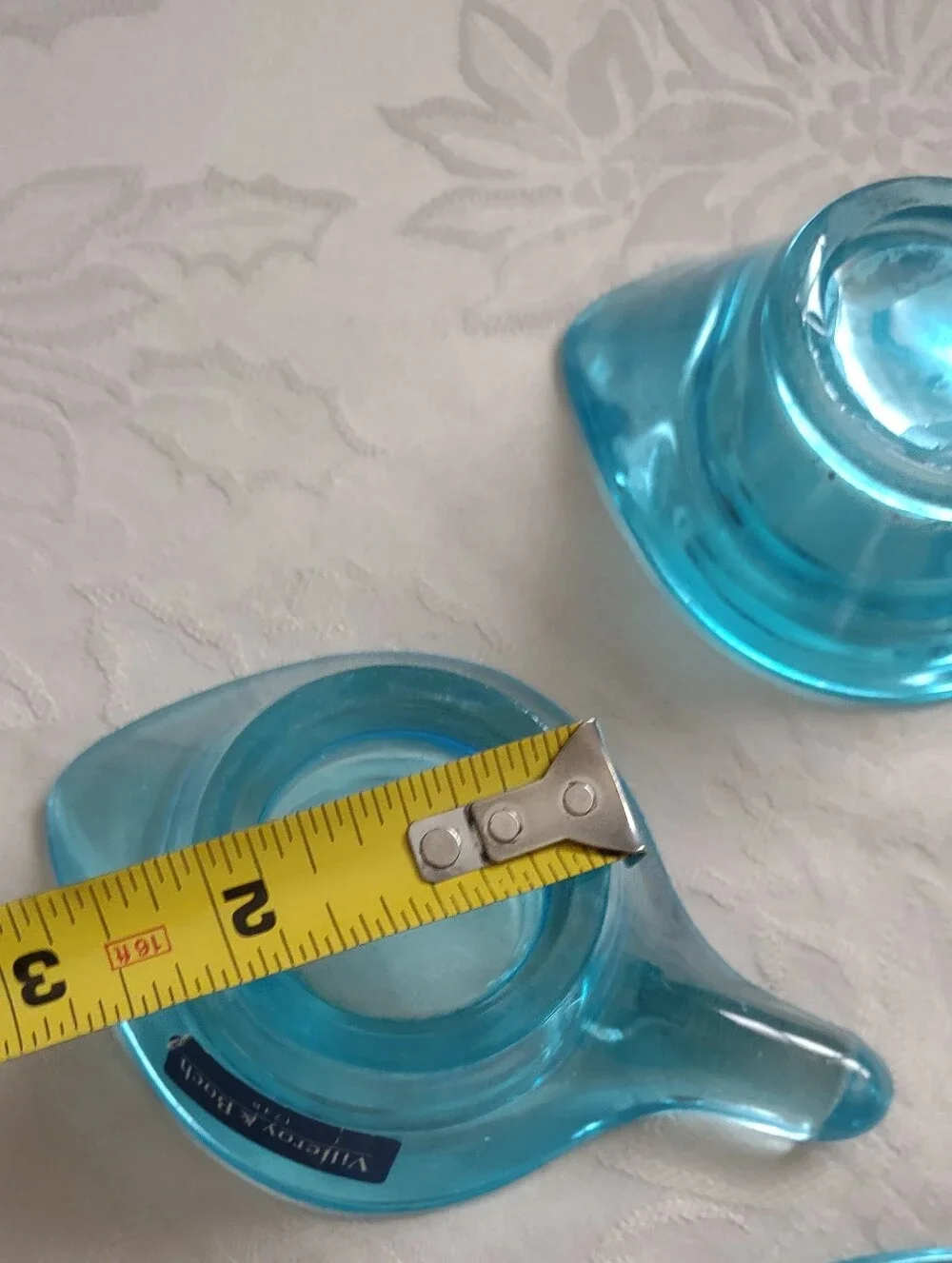 Villeroy & Boch Blue Crystal Candle Holder